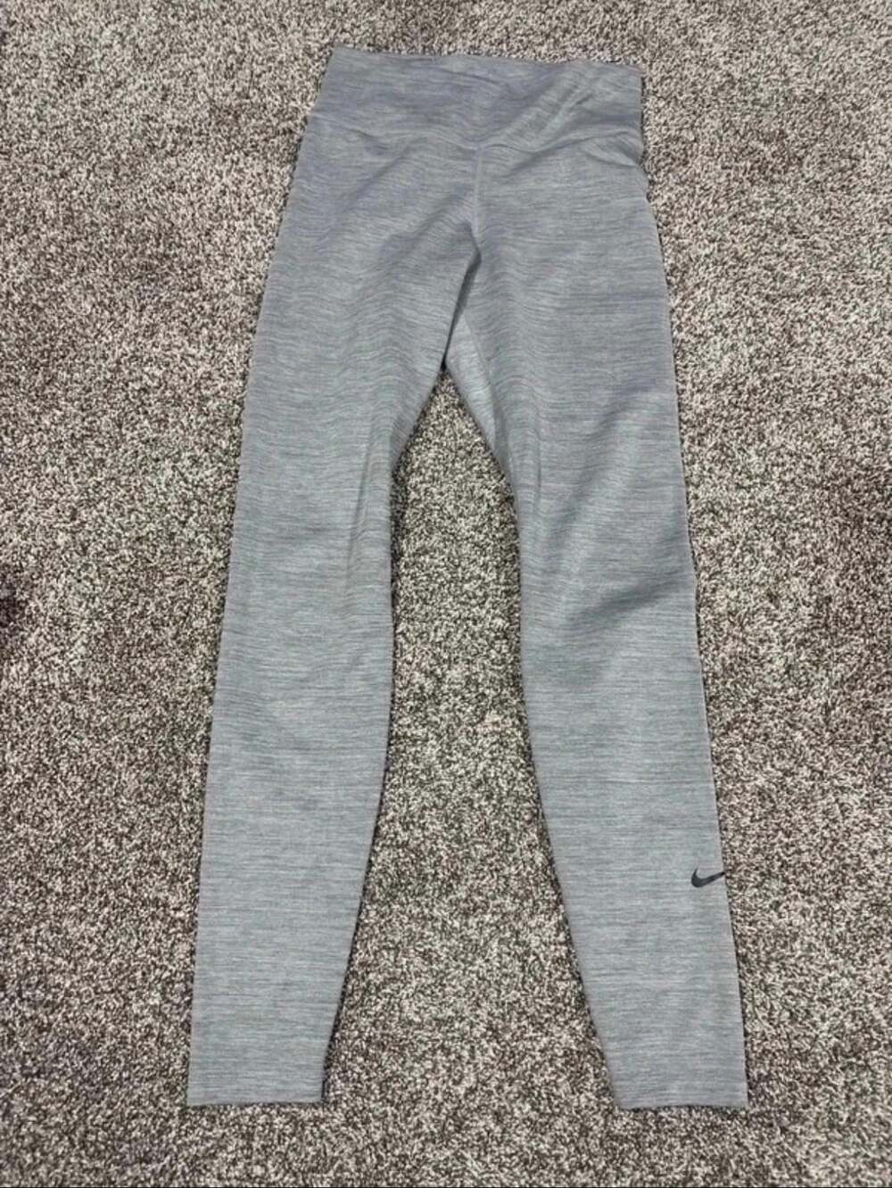Nike Dri-FIT Leggings Size S Gray Heather Training Pants